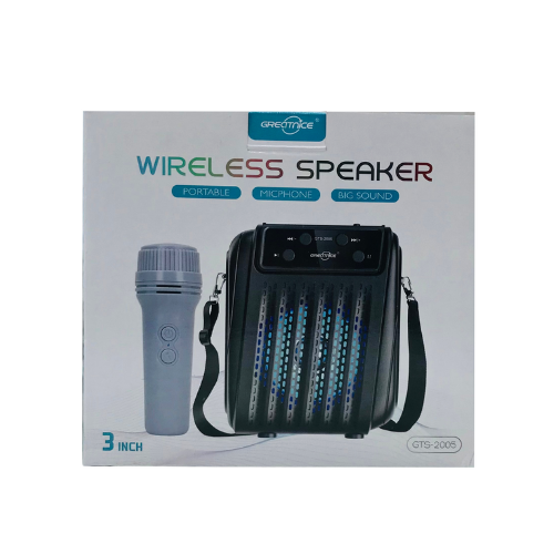 WIRELESS SPEAKER GTS-2005 WITH MIC [GTS 2005]