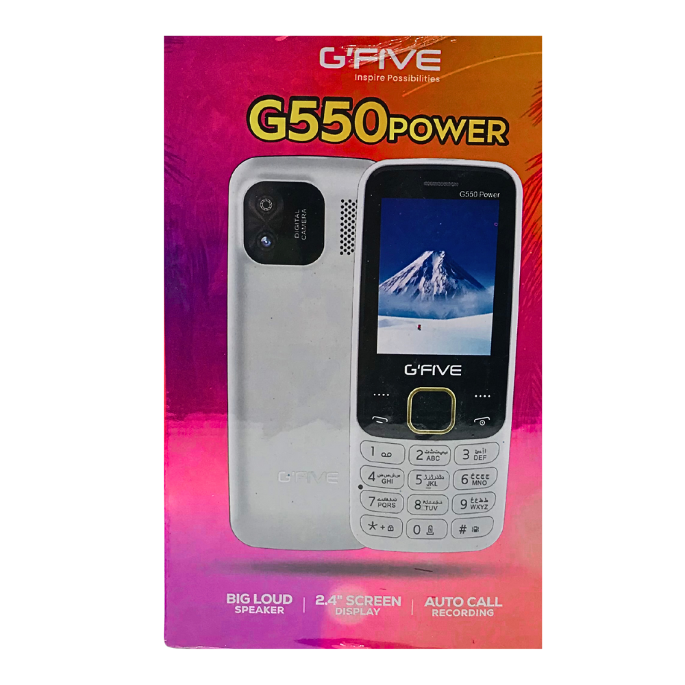 GFIVE G6600 KEYPAD MOBILE BATTERY 3500mAh DISPLAY 2.4'' DUAL SIM [GFIVE G550]
