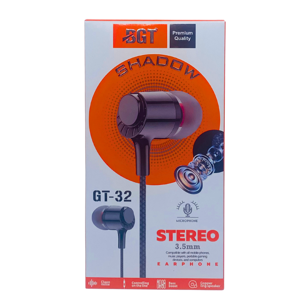 BGT STEREO HANDFREE (GT-32) [HF BGT GT32]