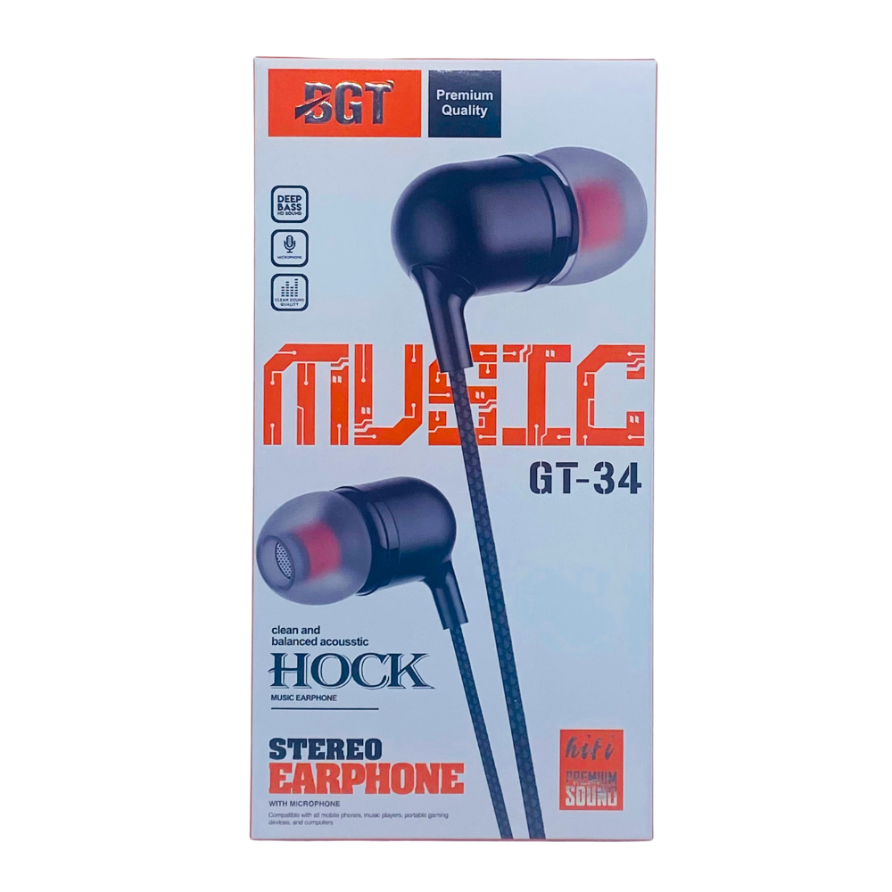 BGT STEREO HANDFREE (GT-34) [HF BGT GT34]