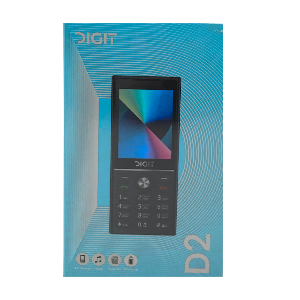 DIGIT D2 KEYPAD MOBILE DISPLAY 2.8'' BATTERY 3500mAh DUAL SIM [DIGIT D2]