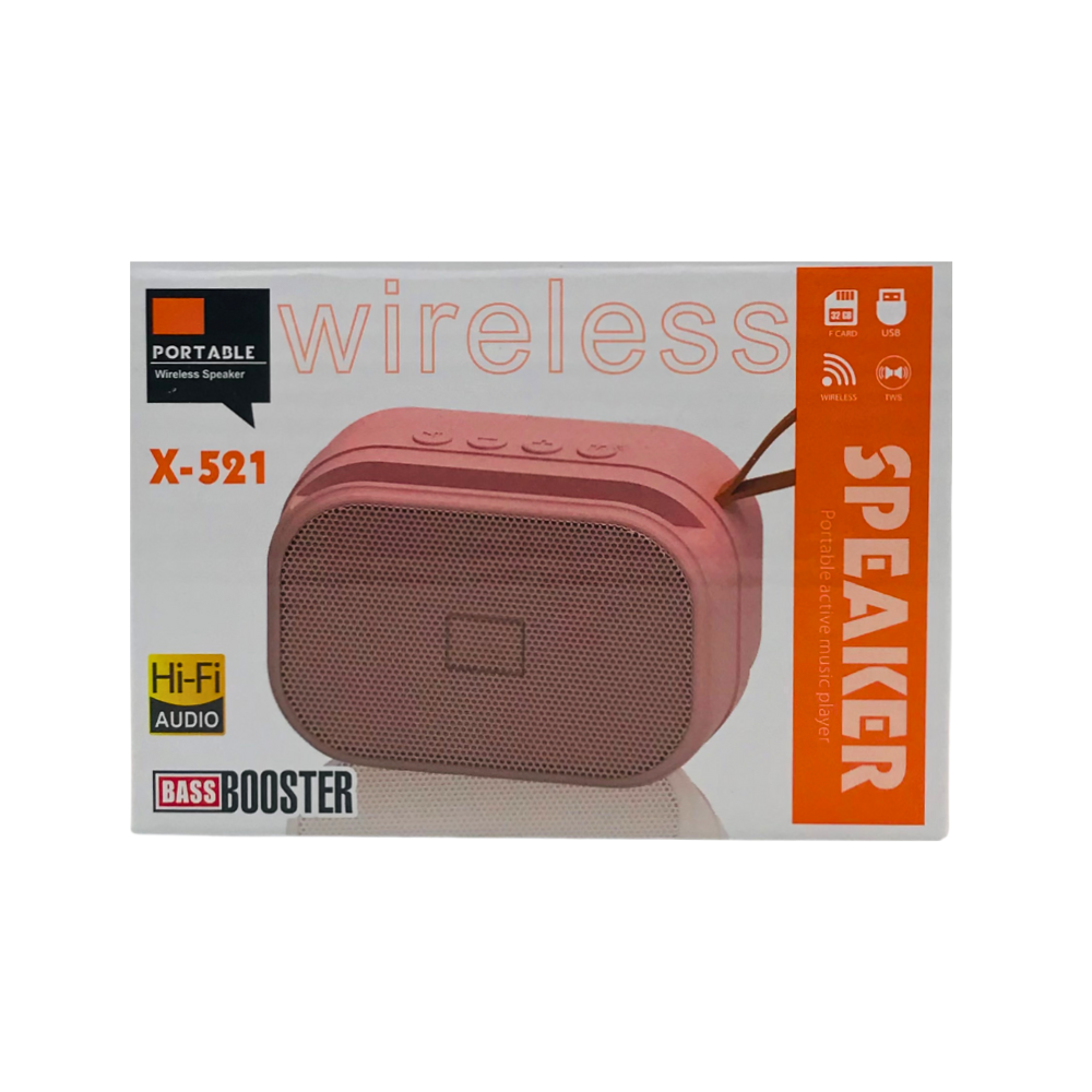 PORTABLE WIRELESS SPEAKER (X-521) [SPEAKER X521]