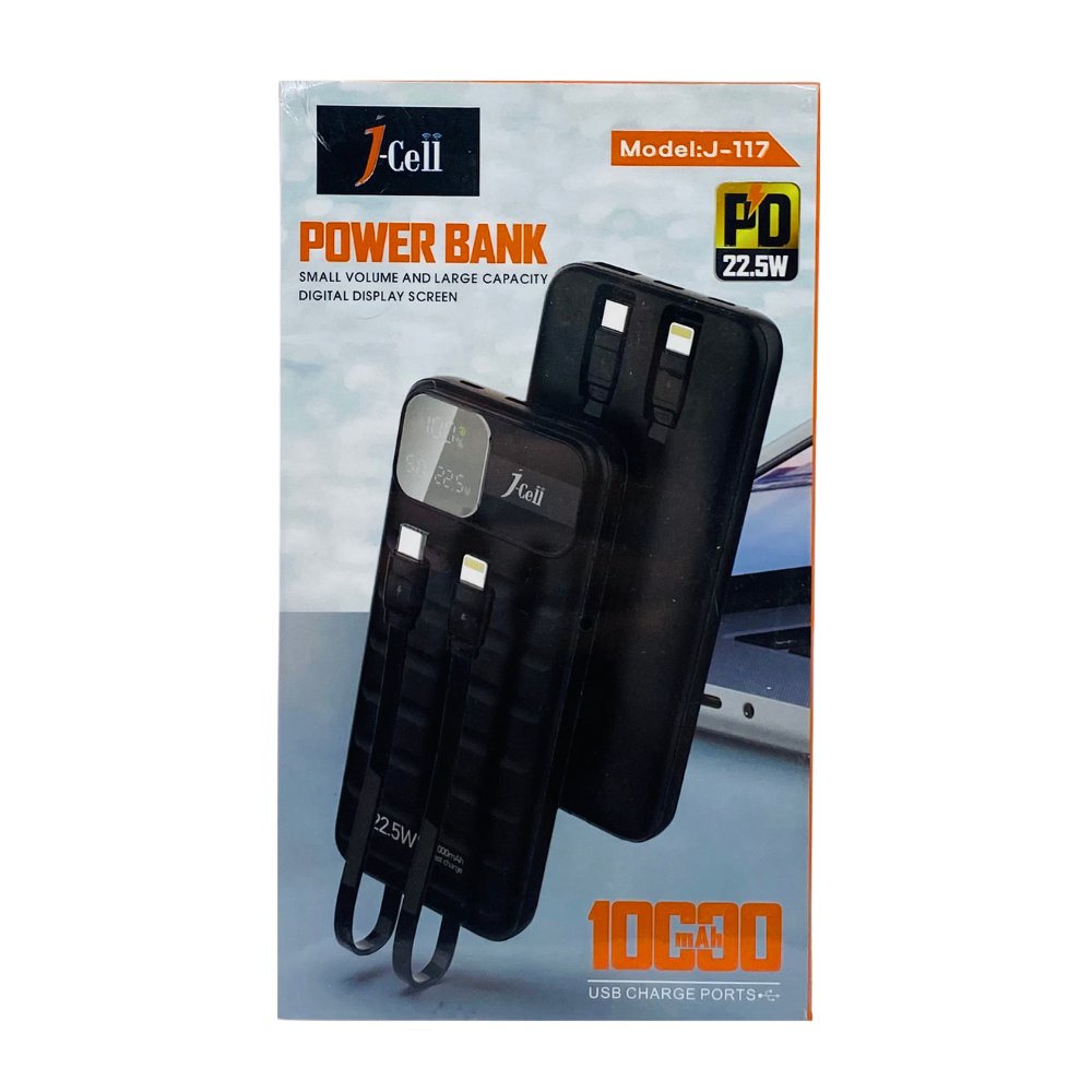 JCELL PD POWER BANK 10000mAh (J-117) [PB JCELL J117]