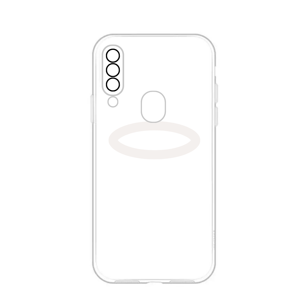 WHITE TPU CAMERA LENS POUCH (SAMSUNG A20S) [PO A20S-14]