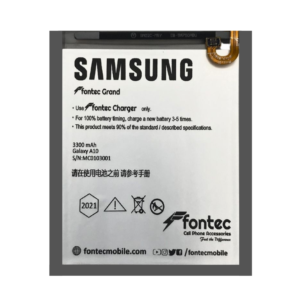 FONTEC MOBILE BATTERY (SAMSUNG A10) [BT A10-7]