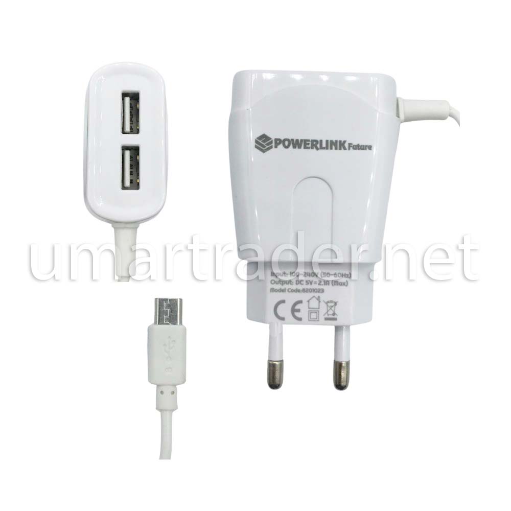  FAST & POWERFUL CHARGER WITH FIX MICRO CABLE (Powerlink Future) [CH PLFUTURE-1]