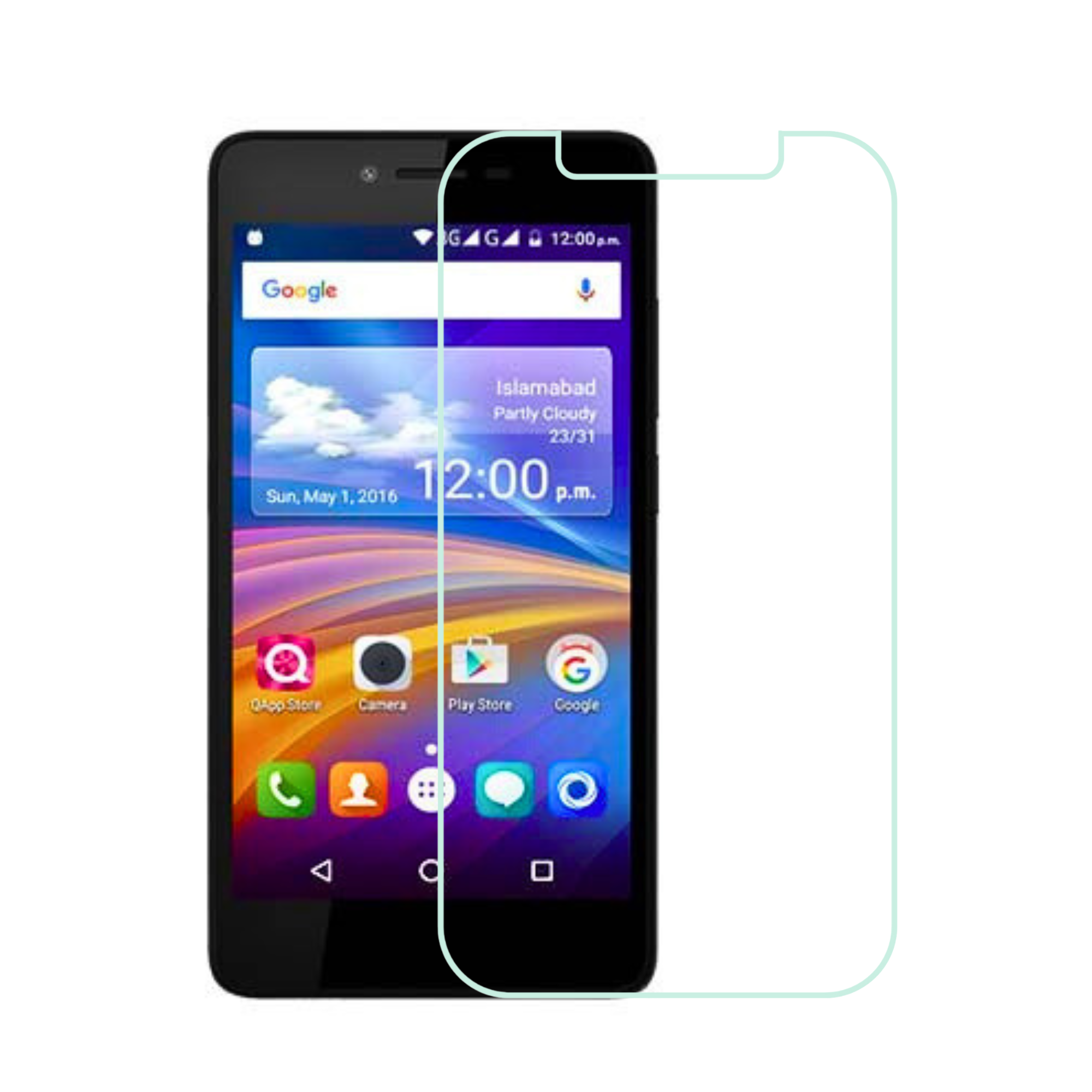  POLISH SCREEN PROTECTOR (QMOBILE NOIR X700 PRO) [PL QX700PRO-5]