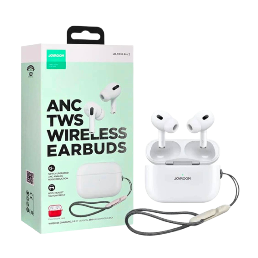 JOYROOM TWS WIRELESS AIRPODS WITH ANC (JR-TO3SPRO) [JOYROOM AIRPODS]