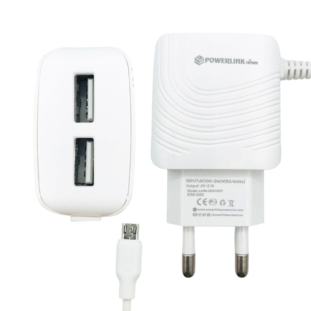 CROWN POWERLINK FAST TRAVELING CHARGER MICRO [CH PLCROWN-1]