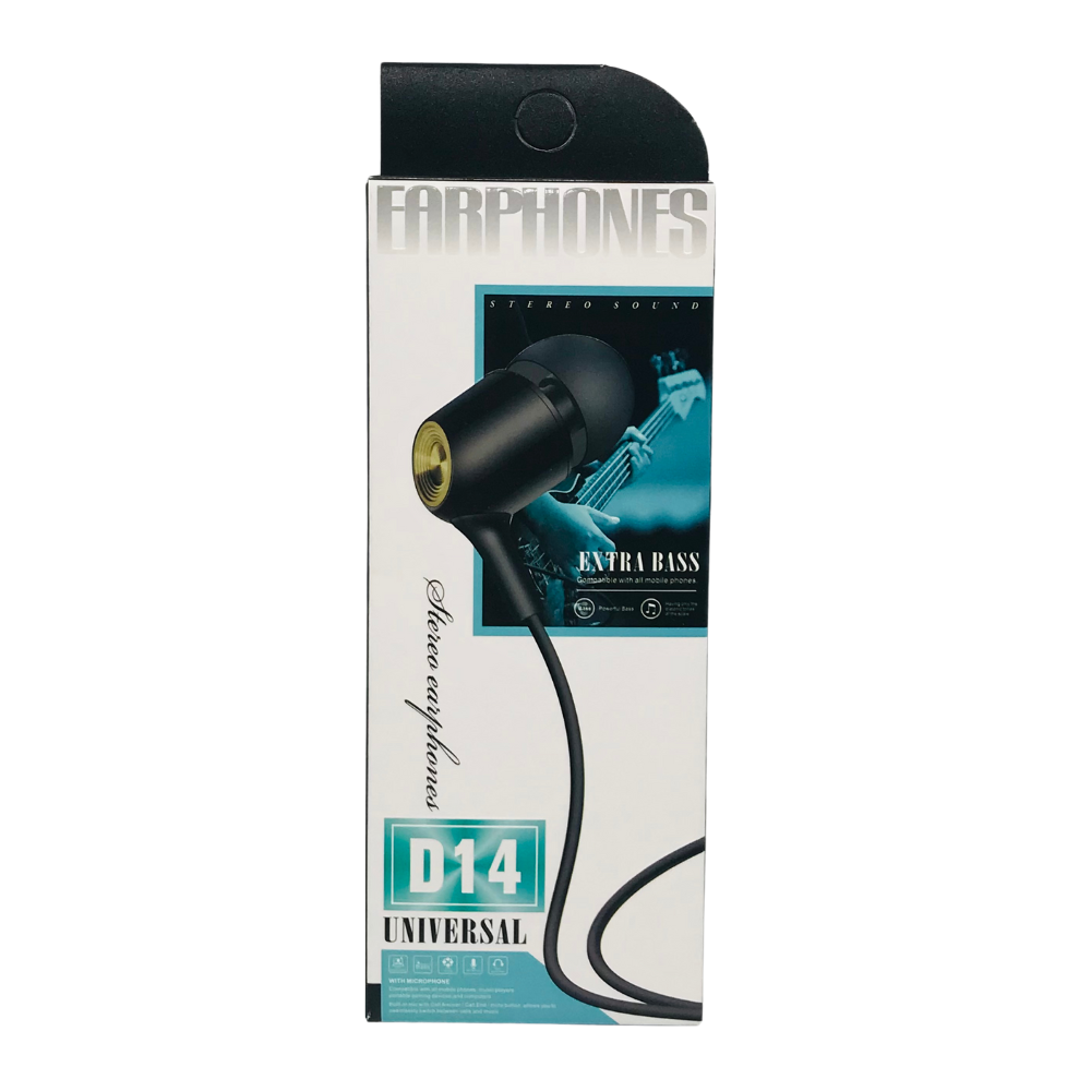 UNIVERSAL HANDFREE WITH MICROPHONE (D14) [HF D14]