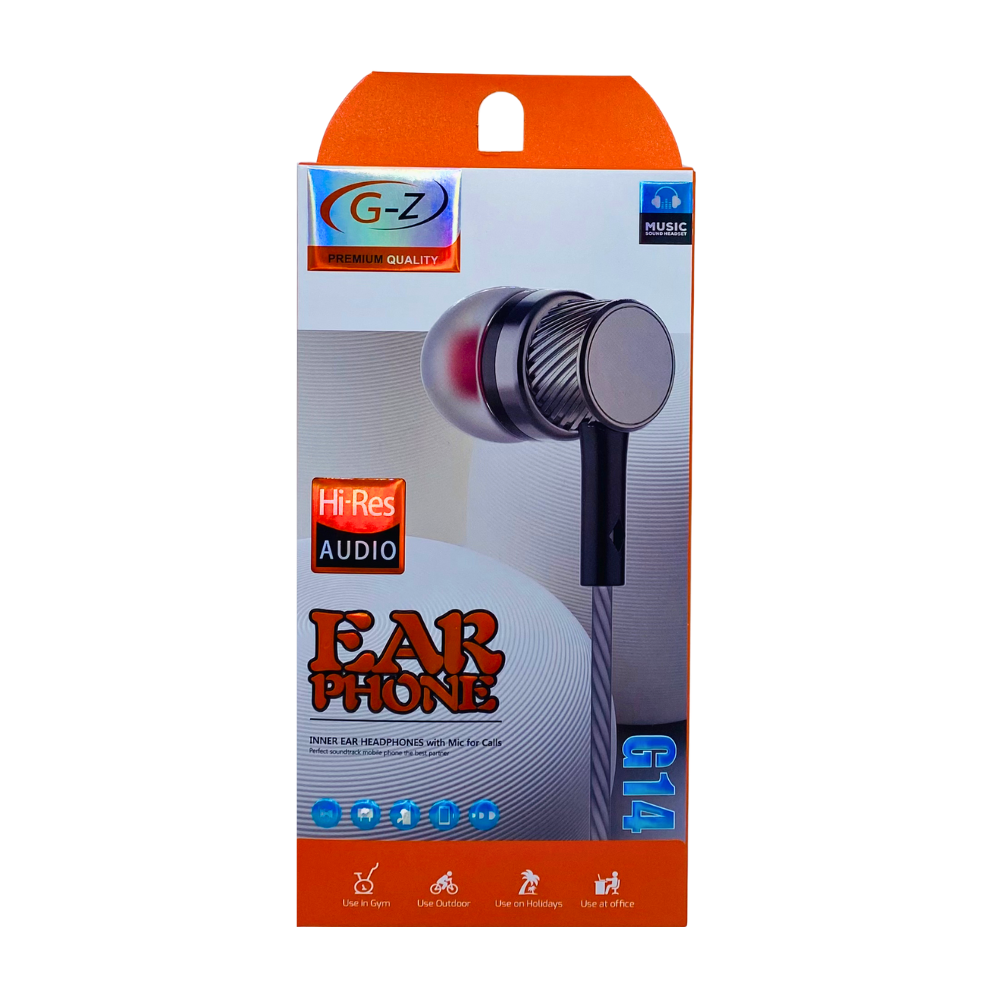 G-Z PREMIUM QUALITY STEREO HANDFREE (G14) [HF GZ-1]