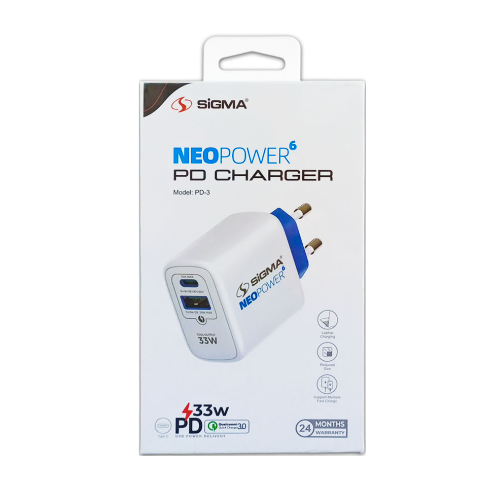 SIGMA NEO POWER PD-3 (33W) CHARGER [CH SIGMA PD-3]
