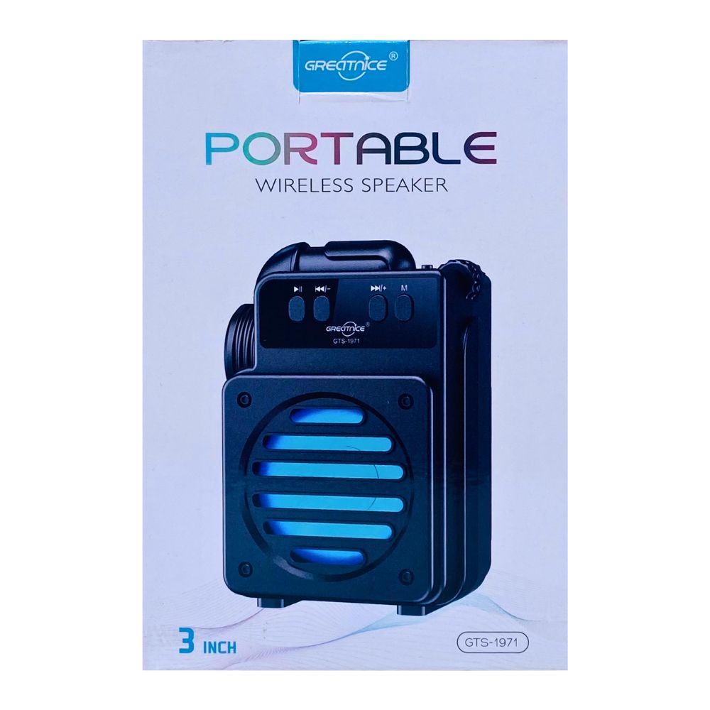 PORTABLE WIRELESS SPEAKER (GTS-2309) [GTS 2309]