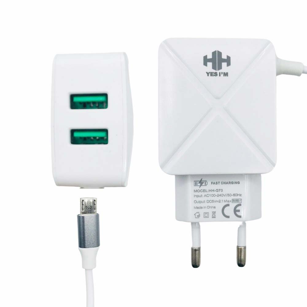 FAST & POWERFUL CHARGER with FIX CABLE (PARIS) [CH HH-3]