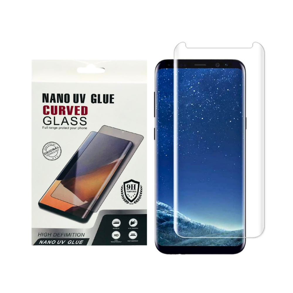 UV CURVED SCREEN GLASS EDGE TO EDGE (SAMSUNG S8) [PL  S8-10]