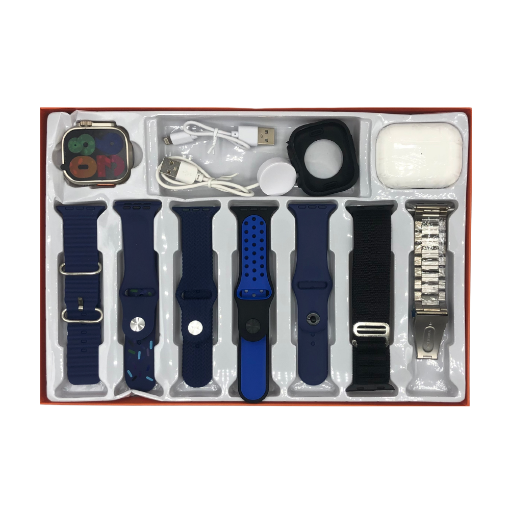 ULTRA WATCH 7+1+1 WITH AIRPODS 2.03 INFINITE DISPLAY [ULTRA 9 BOX]