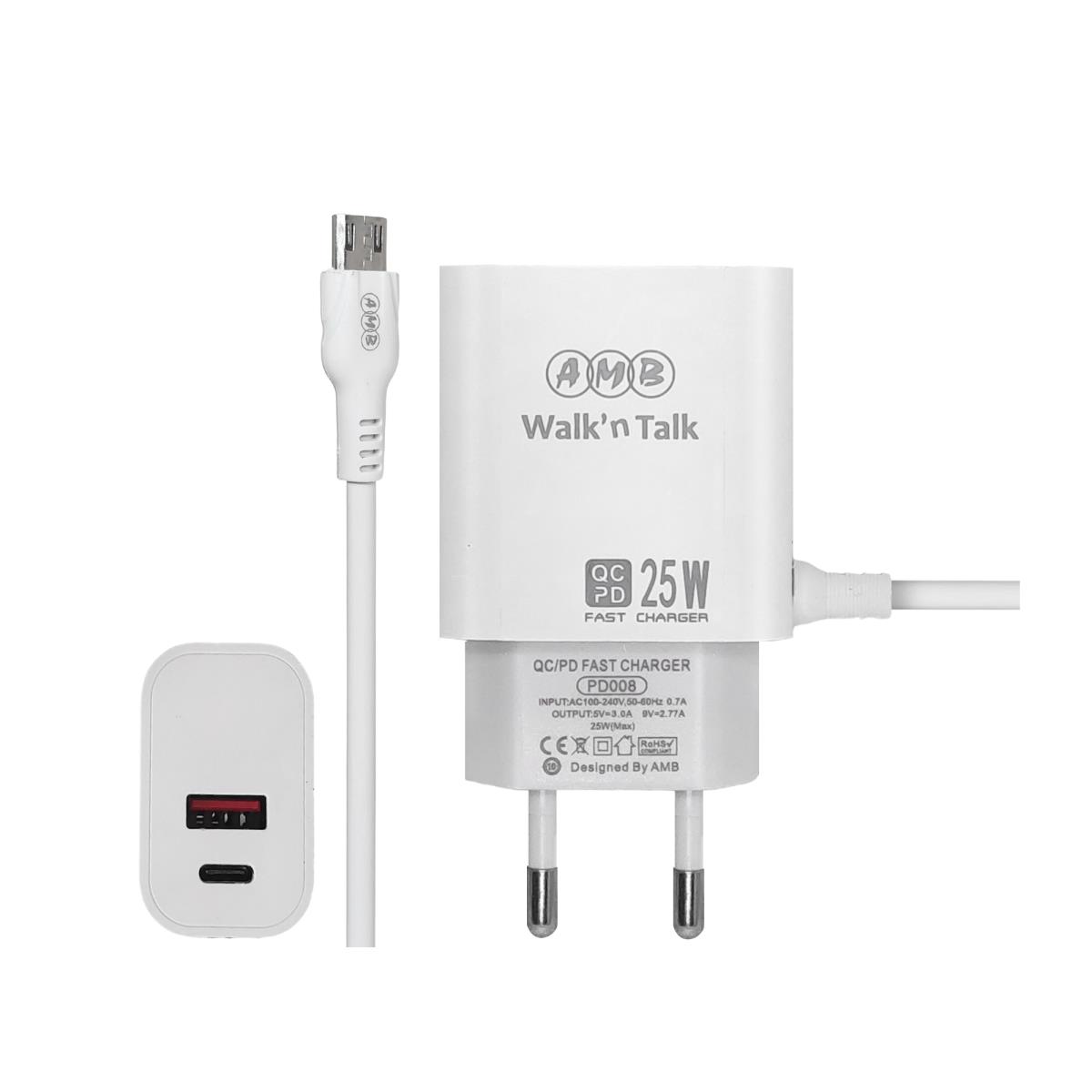 AMB FAST MOBILE CHARGER 4.0A  (PD-008) [CH PD 008]