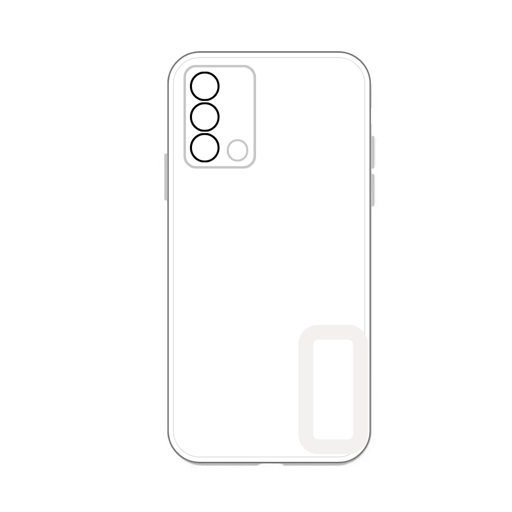 WHITE TPU CAMERA LENS POUCH (OPPO F19) [PO F19OPPO-14]