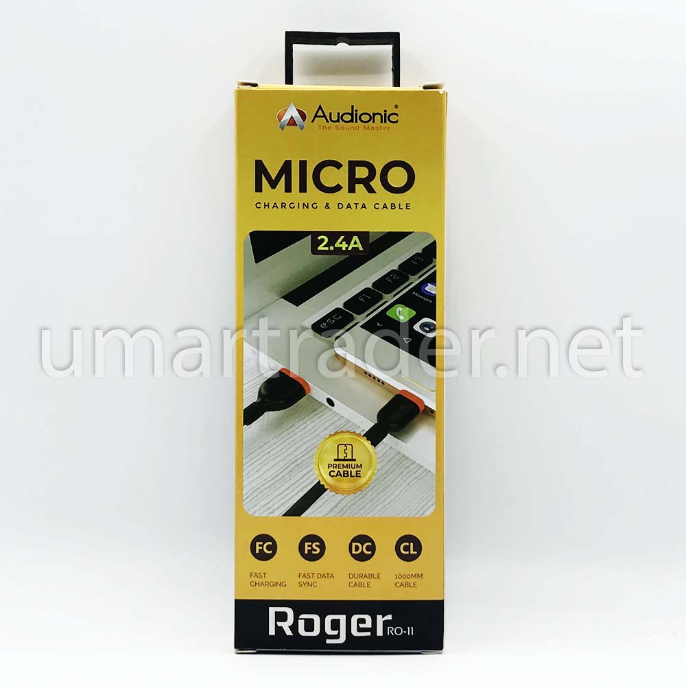 MICRO FAST CHARGING DATA CABLE (AUDIONIC) [DC ROGER(MICRO)]