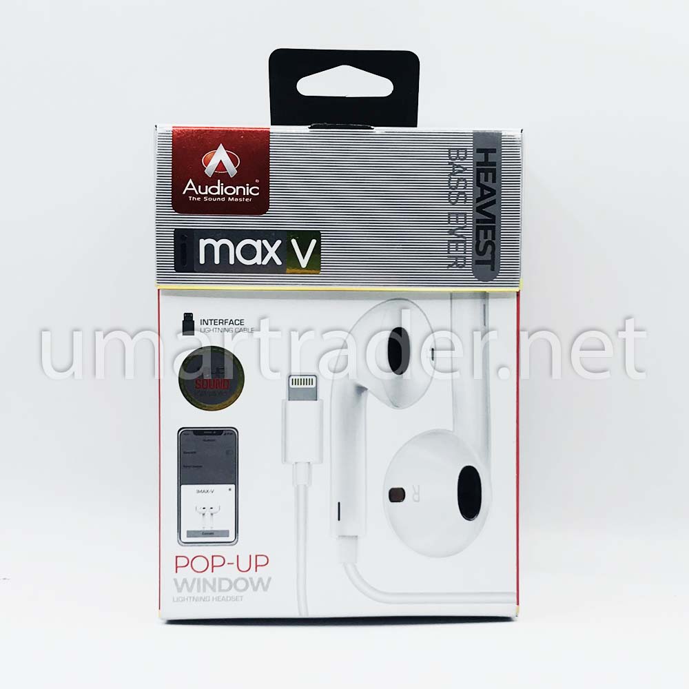 HIGH QUALITY MUSIC EARPHONE IPHONE JACK (Audionic)[HF IMAXV]