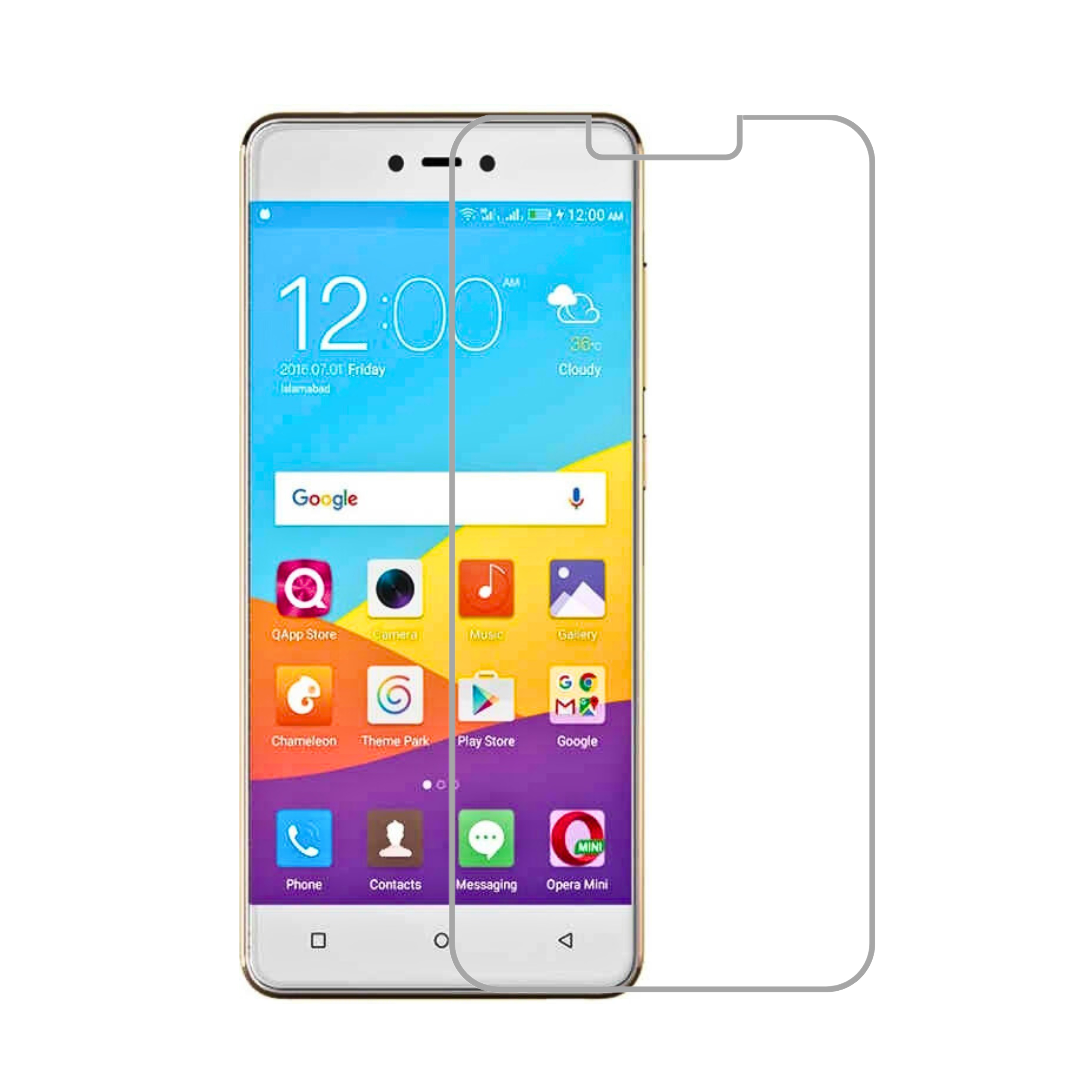  POLISH SCREEN PROTECTOR (QMOBILE LT700)  [PL QLT700-5]