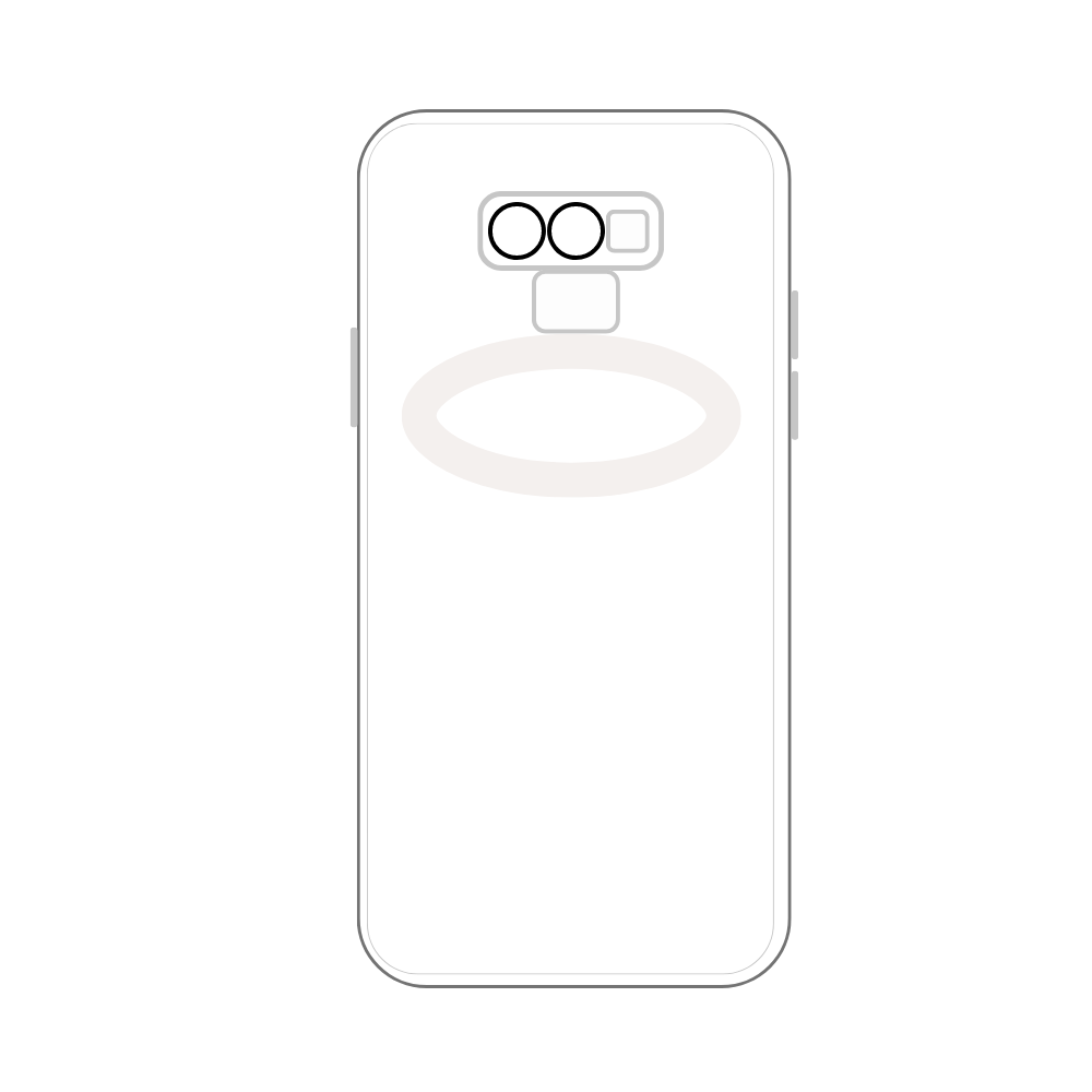 WHITE TPU CAMERA LENS POUCH (SAMSUNG NOT 9) [PO NOTE9-14]