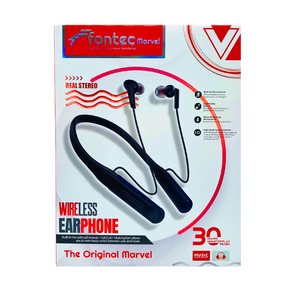 FONTEC MARVEL WIRELESS NECKBAND [NECKBAND MARVEL]