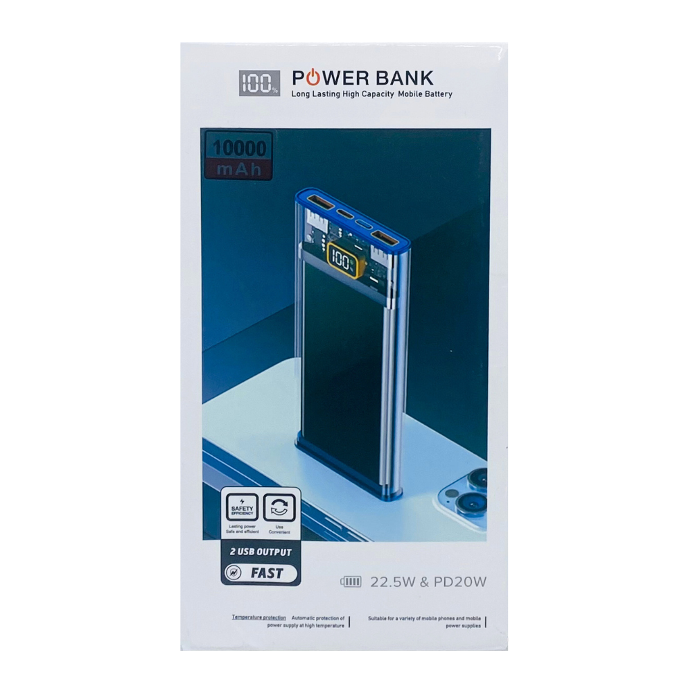 POWER BANK 10000mAh LED DISPLAY [PB PD 10000mah]