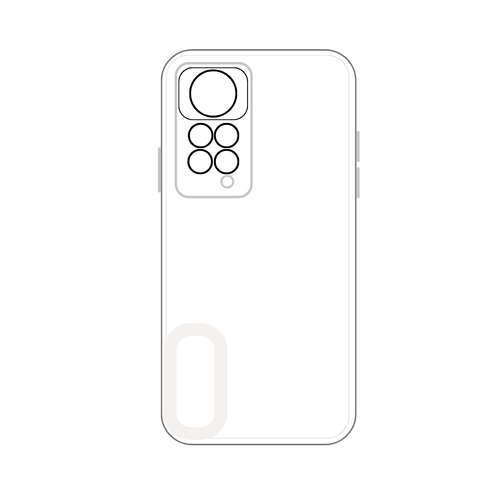 WHITE TPU CAMERA LENS POUCH (INFINIX NOT 11) [PO INFXNOT11-14]