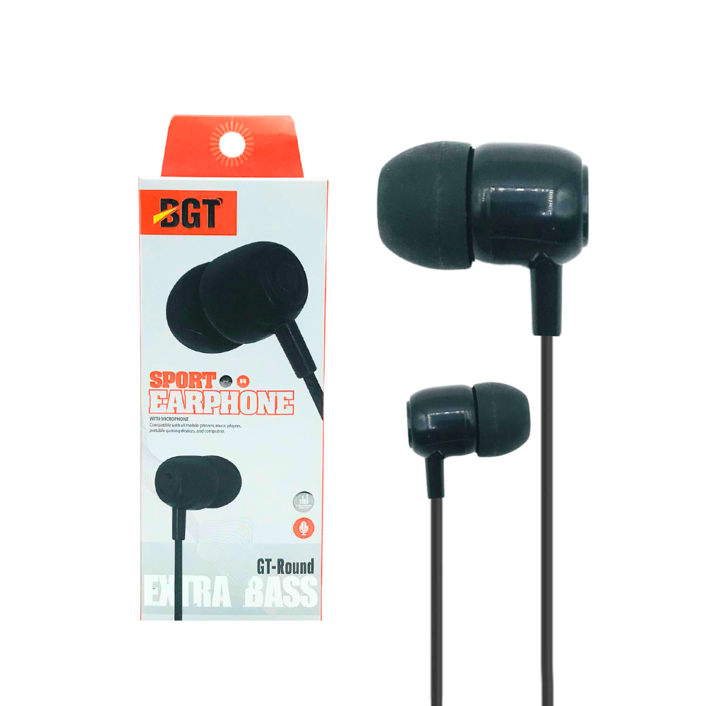 HIGH QUALITY BGT MUSIC EARPHONE (GT-ROUND) [HF BGT ROUND]