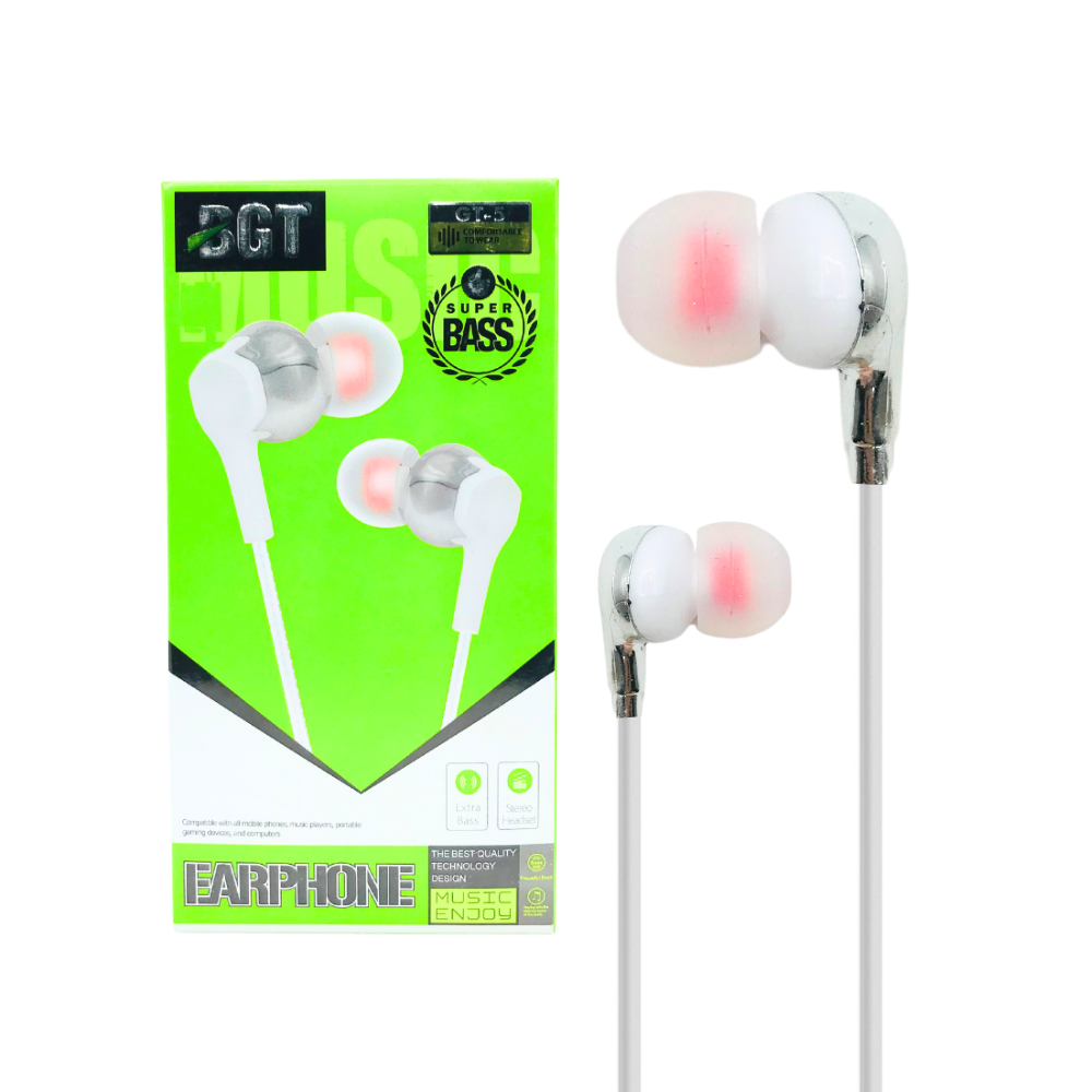 HIGH QUALITY BGT MUSIC EARPHONE (GT-5) [HF BGT GT 5]