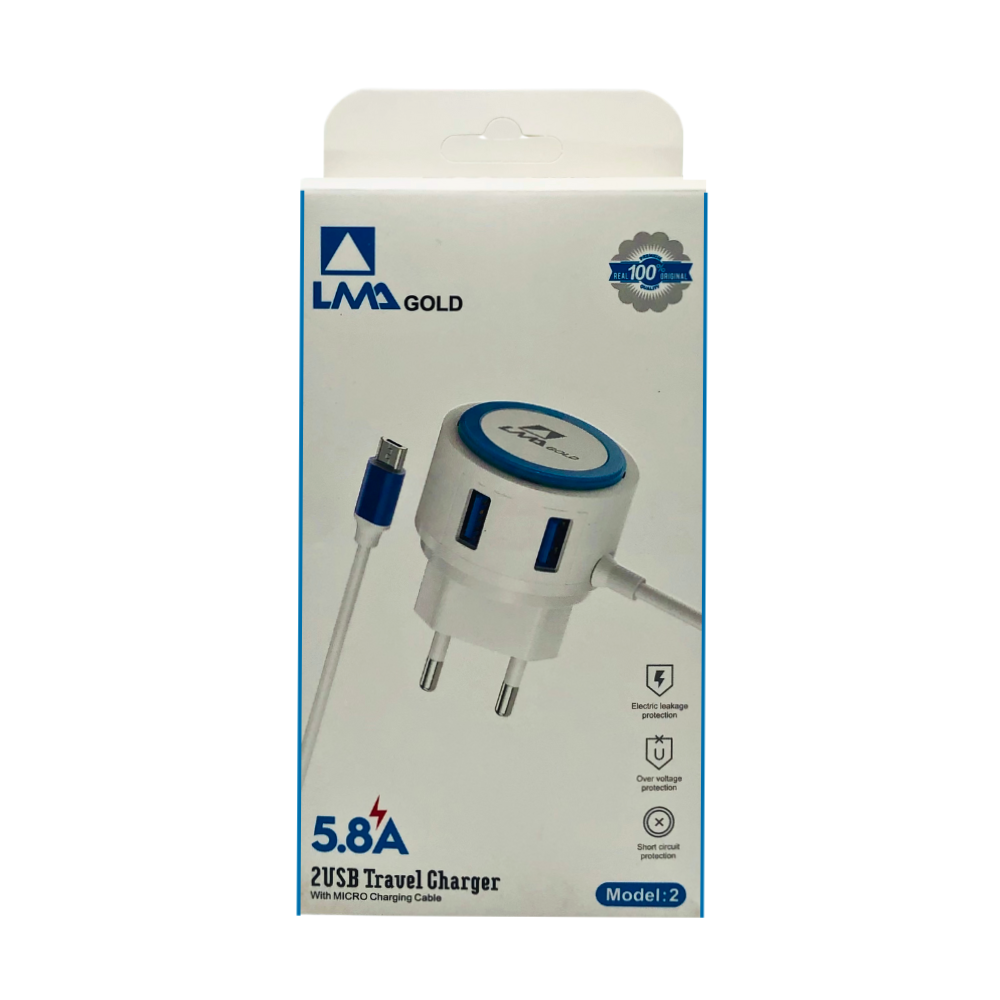 LMA  FAST CHARGER 5.8A MICRO (MODEL-2) [CH LMA MODEL2]