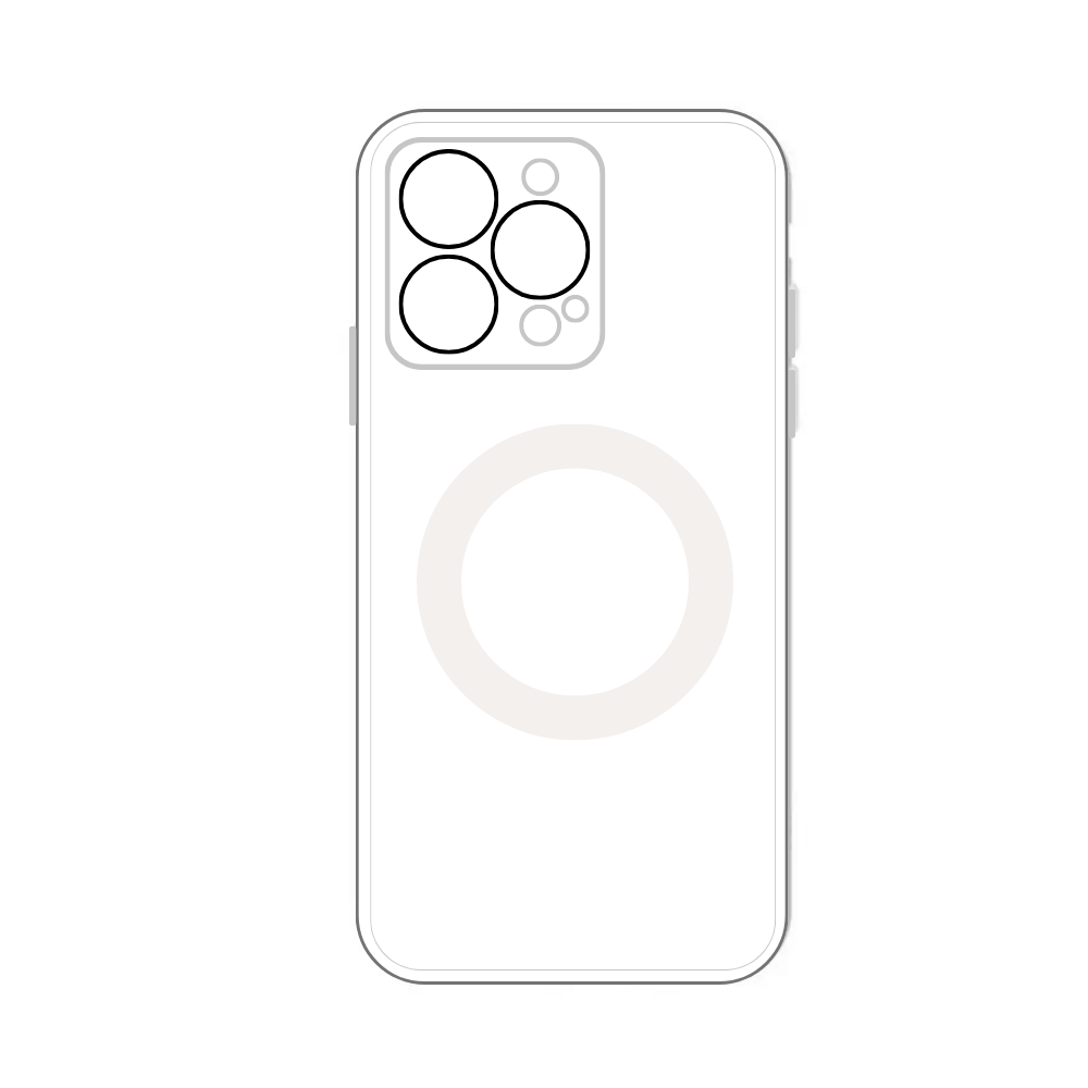 WHITE TPU CAMERA LENS POUCH (IPHONE 13 PRO MAX) [PO IP13PMAX-14]