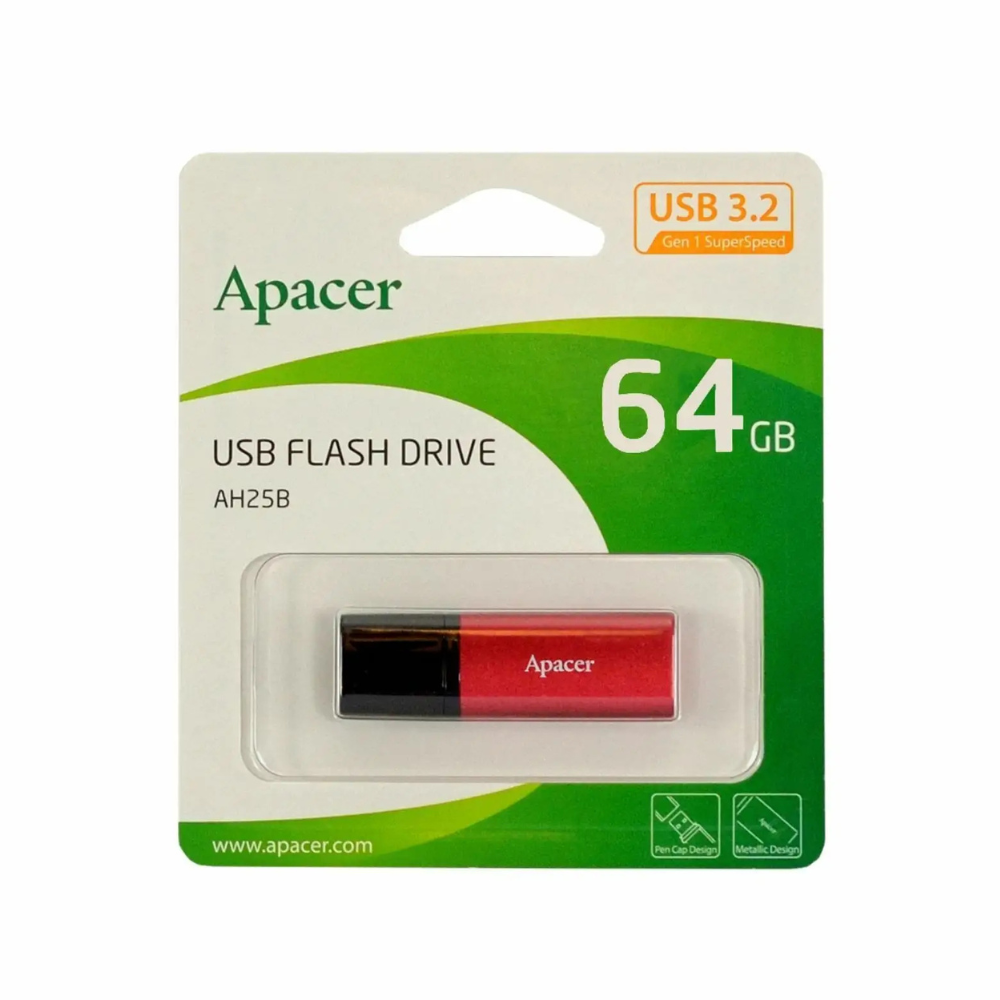 APACER 64GB FLASH DRIVE USB [USB 64GB-10]