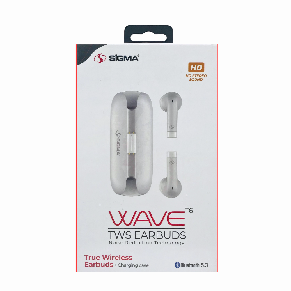 SIGMA TWS (T6) EARBUDS [SIGMA EARBUDS T6]