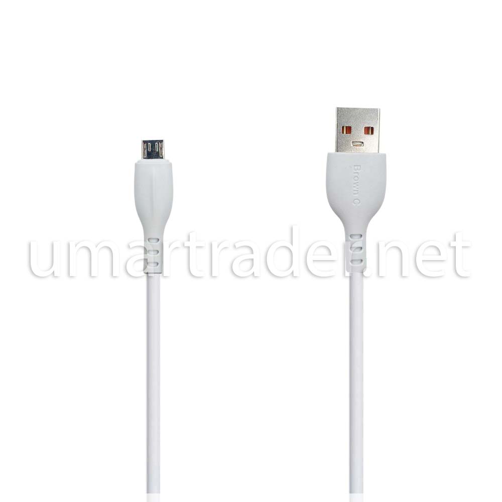 FAST CHARGING DATA CABLE (Brown C Micro) [DC SAMSUNG-8]