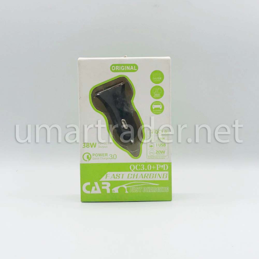 SMART QUICK CAR CHARGER (QC3.0 + PD) [CH CARUSB-6] 