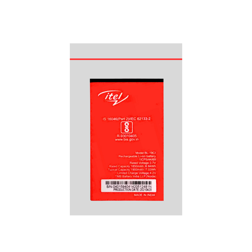 ITEL Mobile BATTERY (ITEL 19CI) [BT BL 19CI-4]