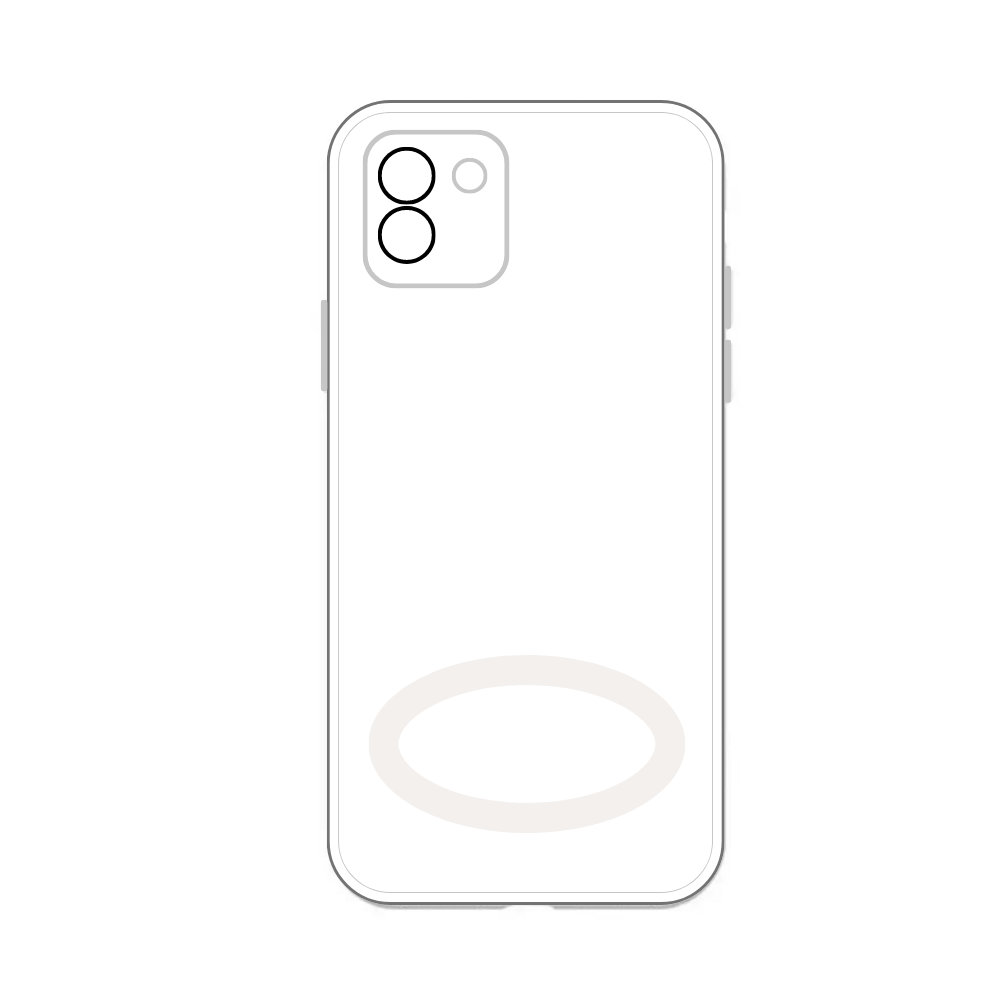 WHITE TPU CAMERA LENS POUCH (SAMSUNG A03) [PO A03-14]