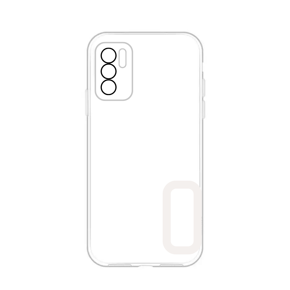 WHITE TPU CAMERA LENS POUCH (OPPO A16) [PO A16OPPO-14]