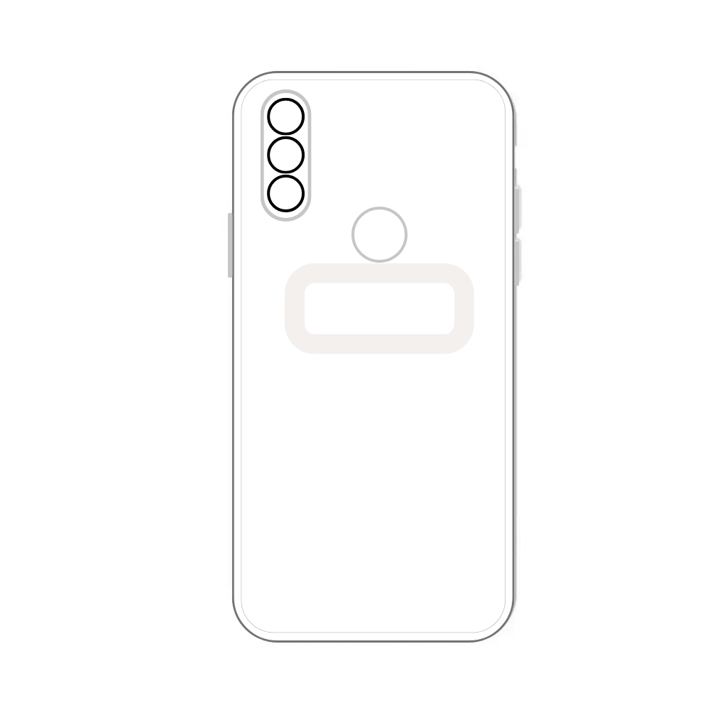 WHITE TPU CAMERA LENS POUCH (INFINIX SMART 4) [PO SMART4-14]