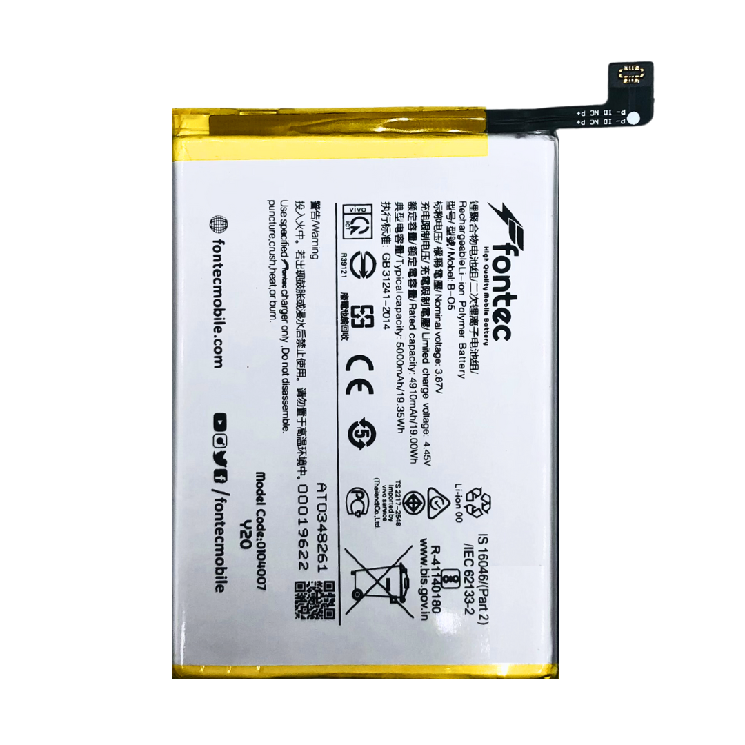 FONTEC CELL PHONE BATTERY (VIVO Y20) [BT Y20-7]