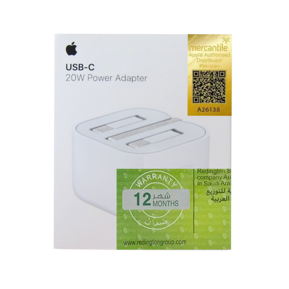 IPHONE 3PIN 20W POWER ADAPTER USB-C [CH IPHONE-2]