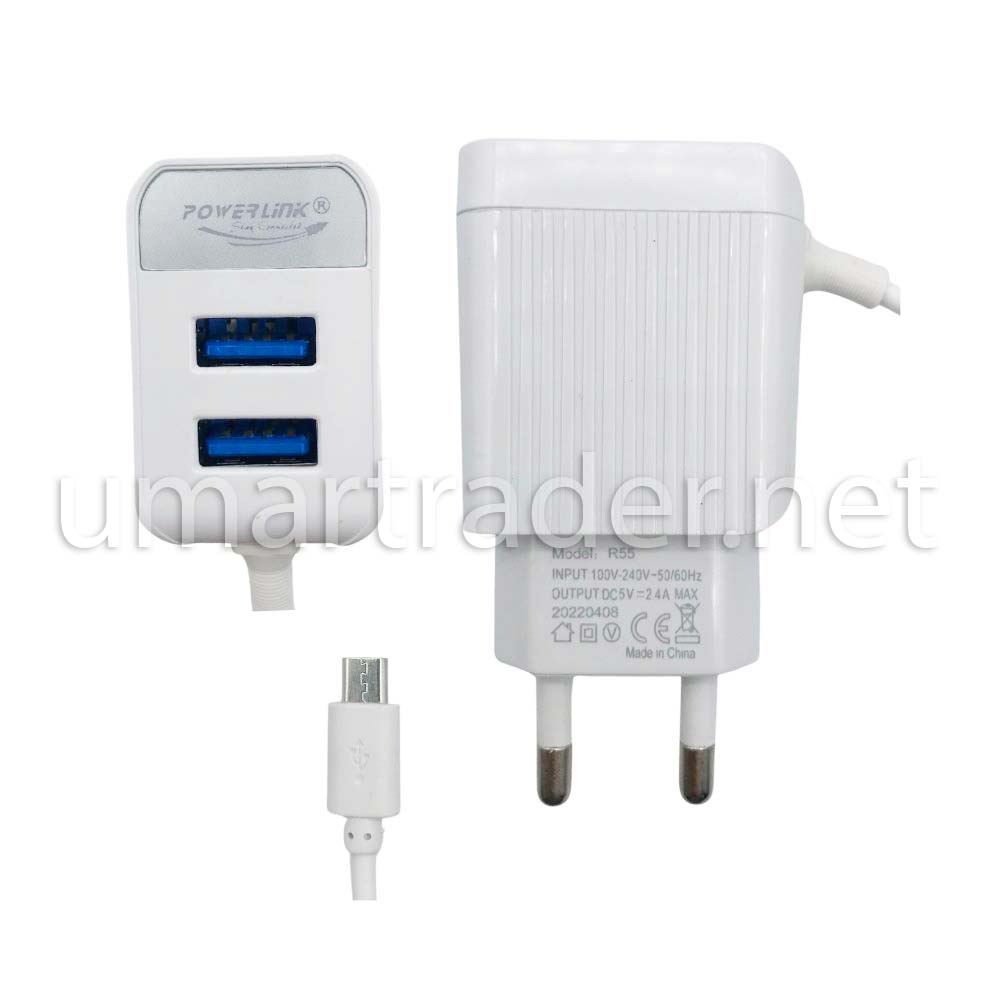  FAST & POWERFUL CHARGER with FIX CABLE (Powerlink PL-75) [CH PL75-1]