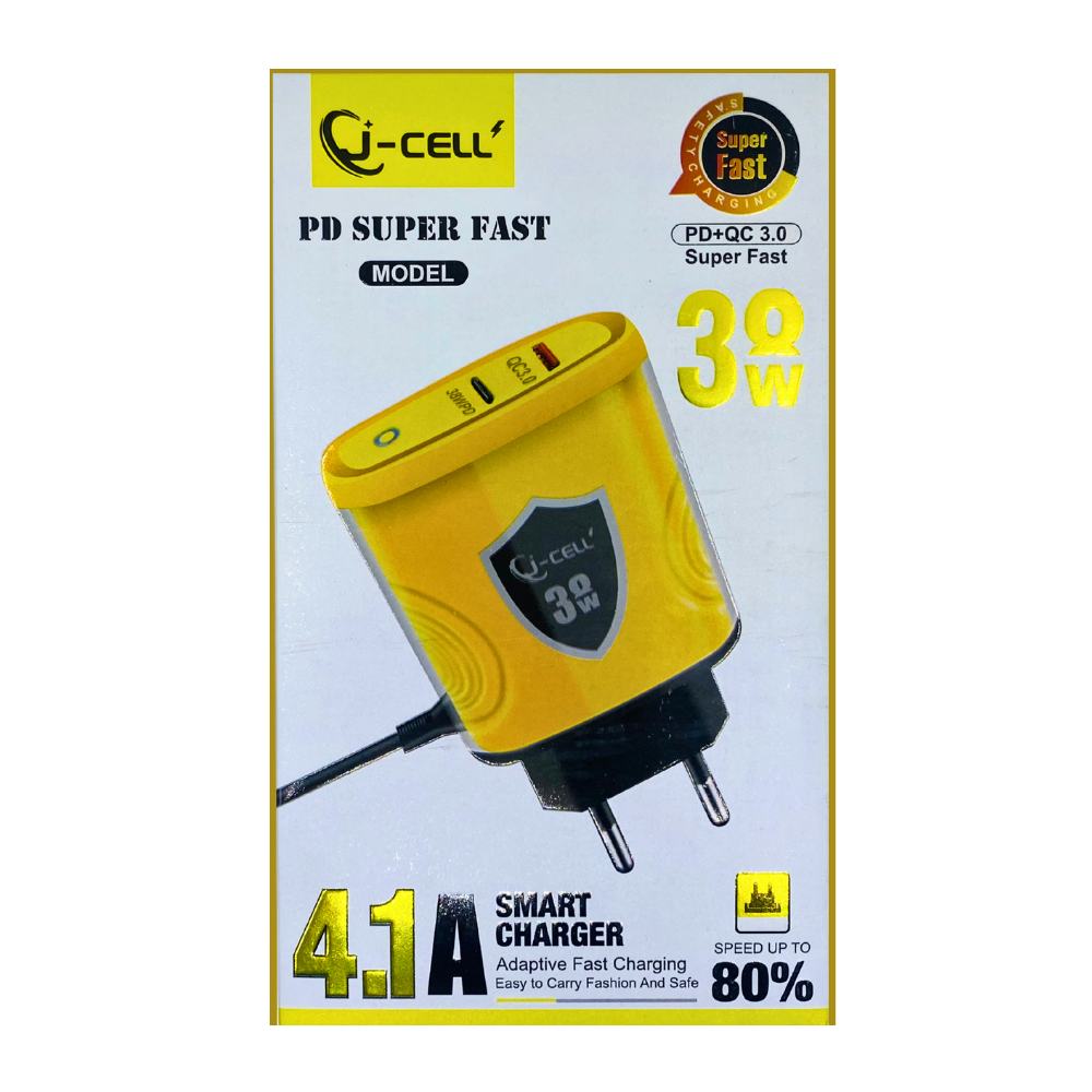 JCELL PD SUPER FAST 4.1A CHARGER [CH JCELL 30W]