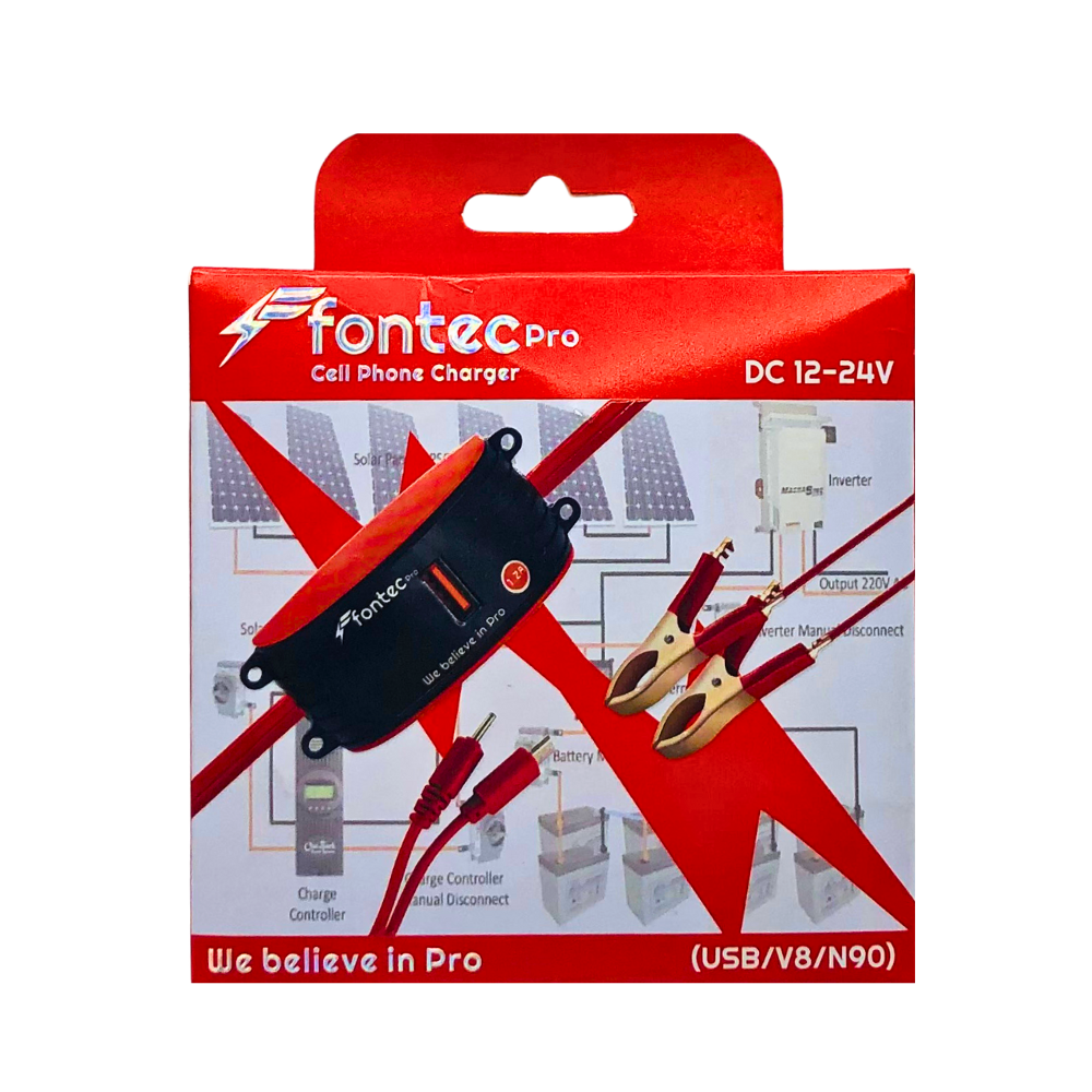 FONTEC PRO CLAMP CHARGER DC 12-24V [CH PRO-3]