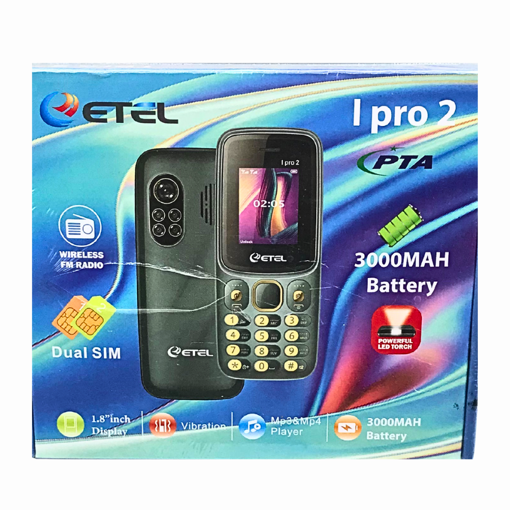 KEYPAD MOBILE ETEL IPRO 2 DISPLAY 1.8'' BATTERY 3000mAh [ETEL IPRO 2]
