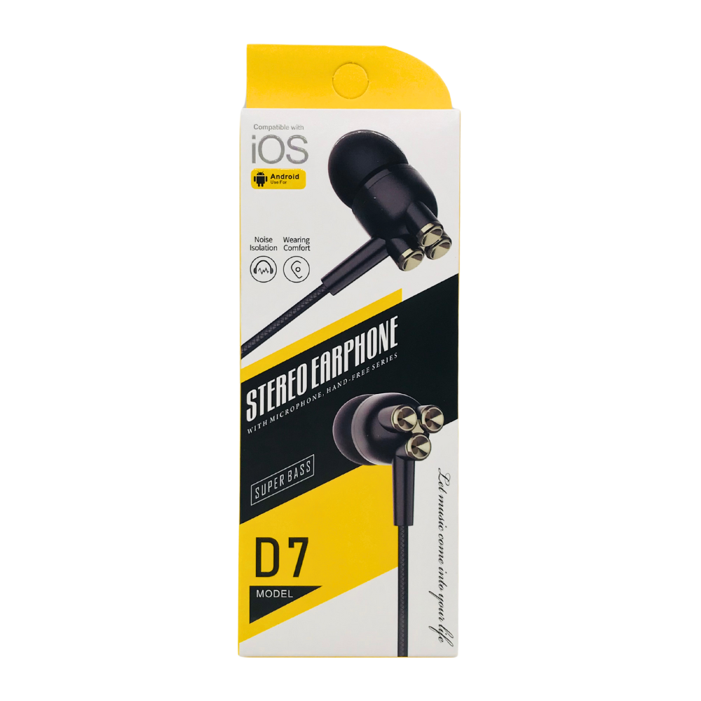 UNIVERSAL HANDFREE WITH MICROPHONE (D7) [HF D7]