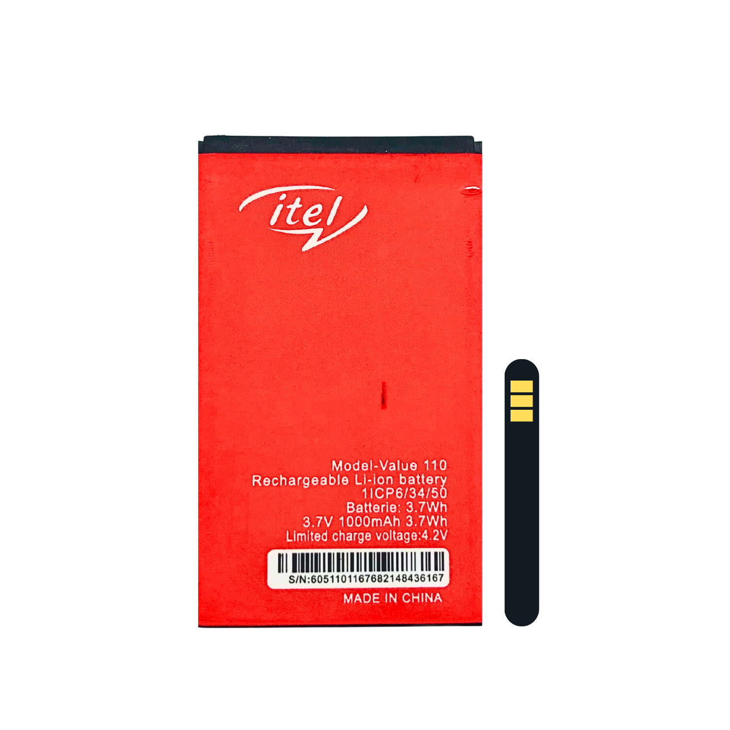 ITEL MOBILE BATTERY (VALUE 110) [BT VALUE110 -4]