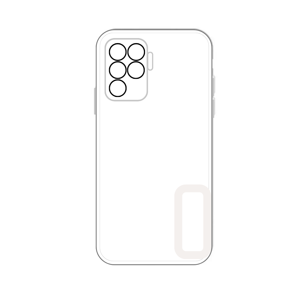 WHITE TPU CAMERA LENS POUCH (OPPO F19 PRO) [PO F19PRO-14]